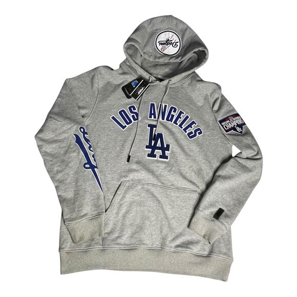 Pro Standard LA Dodgers Gray Classic Men’s Hoodie – Size Medium | NWT - Picture 2 of 12